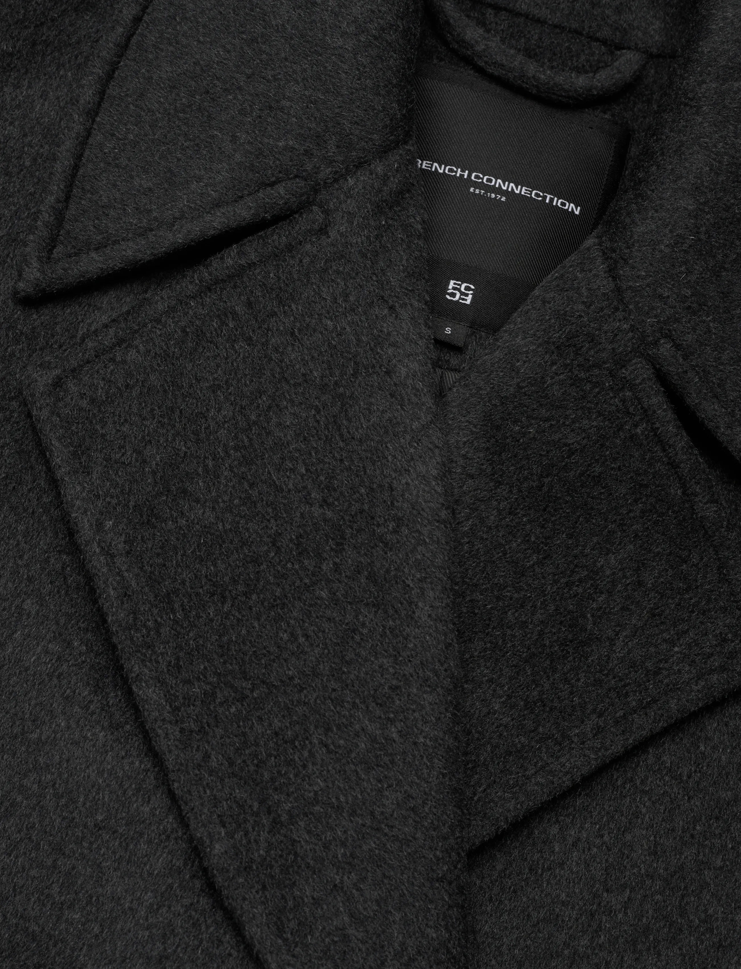 French Connection - ADELE WOOL PEA COAT - wollmäntel - charcoal grey - 5