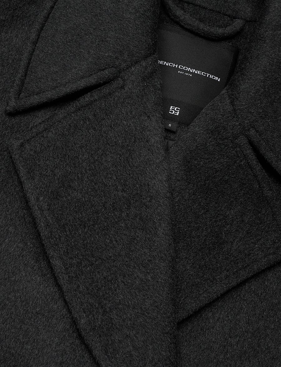 French Connection - ADELE WOOL PEA COAT - vinterjakker - charcoal grey - 5