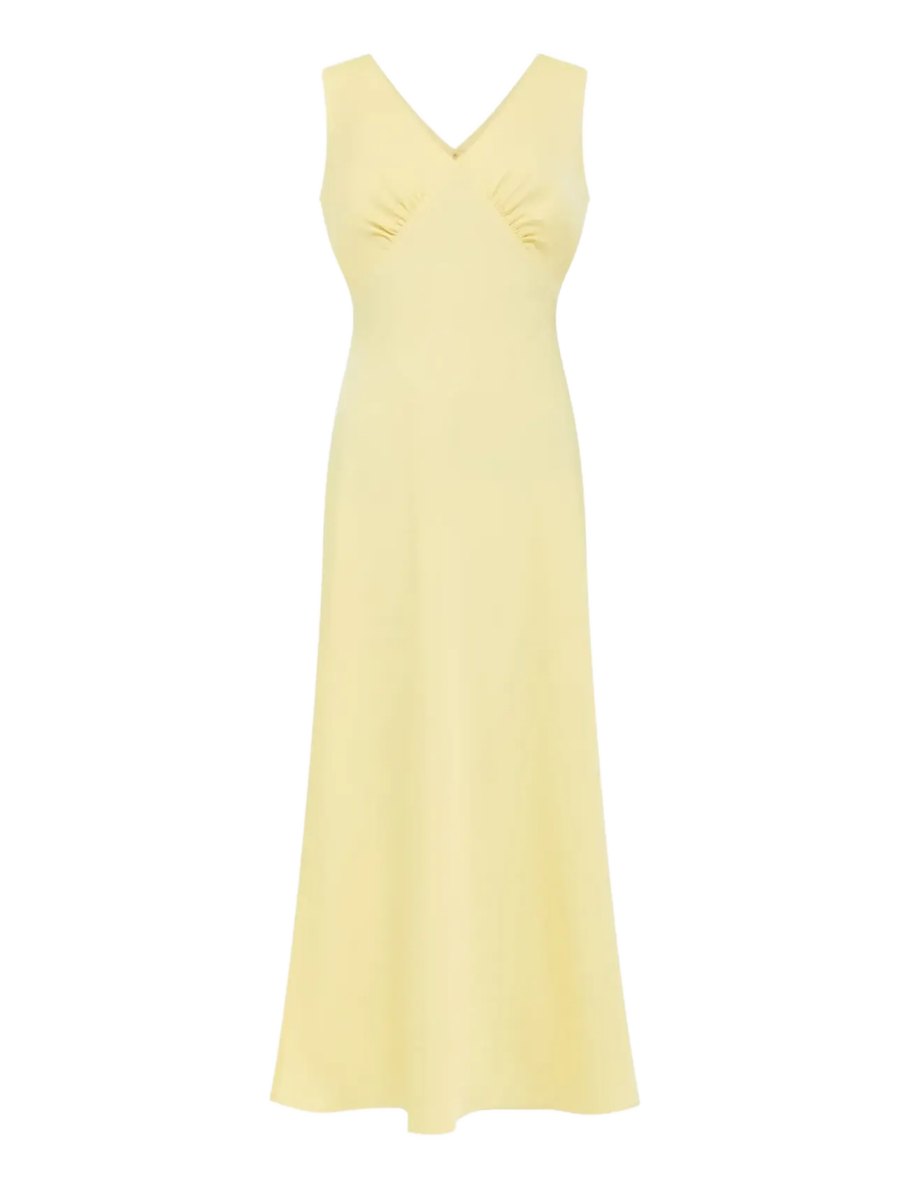 FRENCH CONNECTION Bernice Satin Twill Slip Kleid Gelb - 40 - Damen