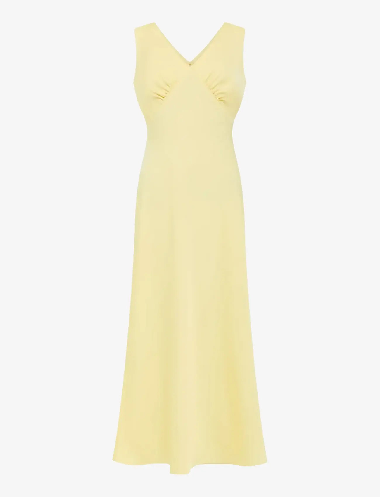 French Connection - BERNICE SATIN TWILL SLIP DRESS - schlupfkleider - mellow yellow - 1