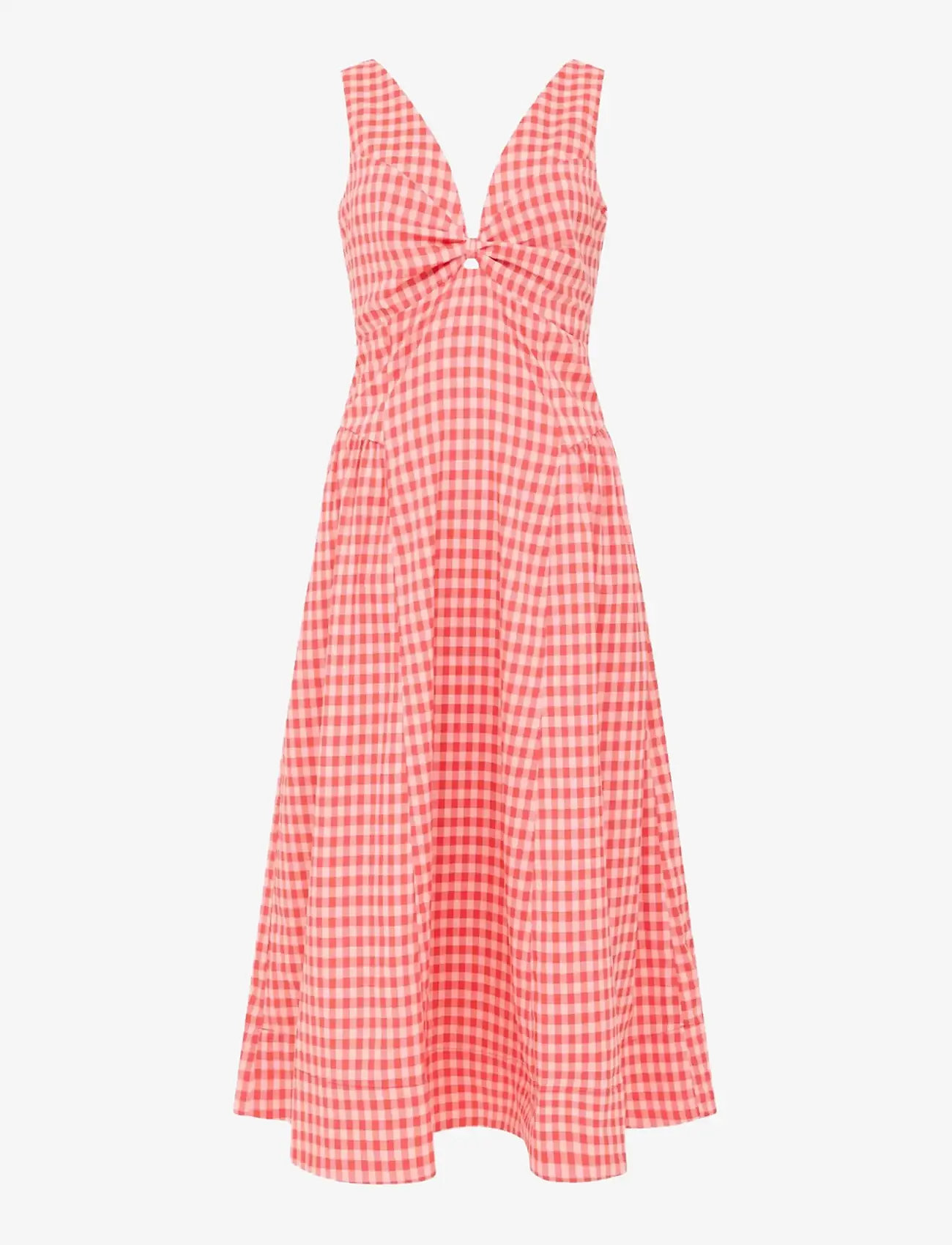 French Connection - SHEILA VOLUMINOUS MIDI DRESS - sommerkjoler - watermelon red - 1