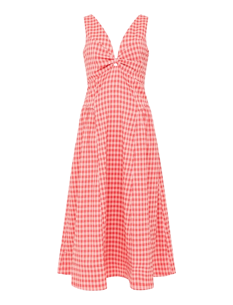 French Connection - SHEILA VOLUMINOUS MIDI DRESS - sommerkjoler - watermelon red - 1