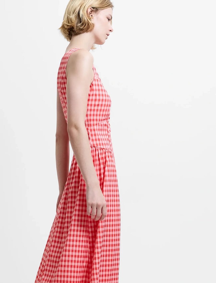 French Connection - SHEILA VOLUMINOUS MIDI DRESS - suvekleidid - watermelon red - 3