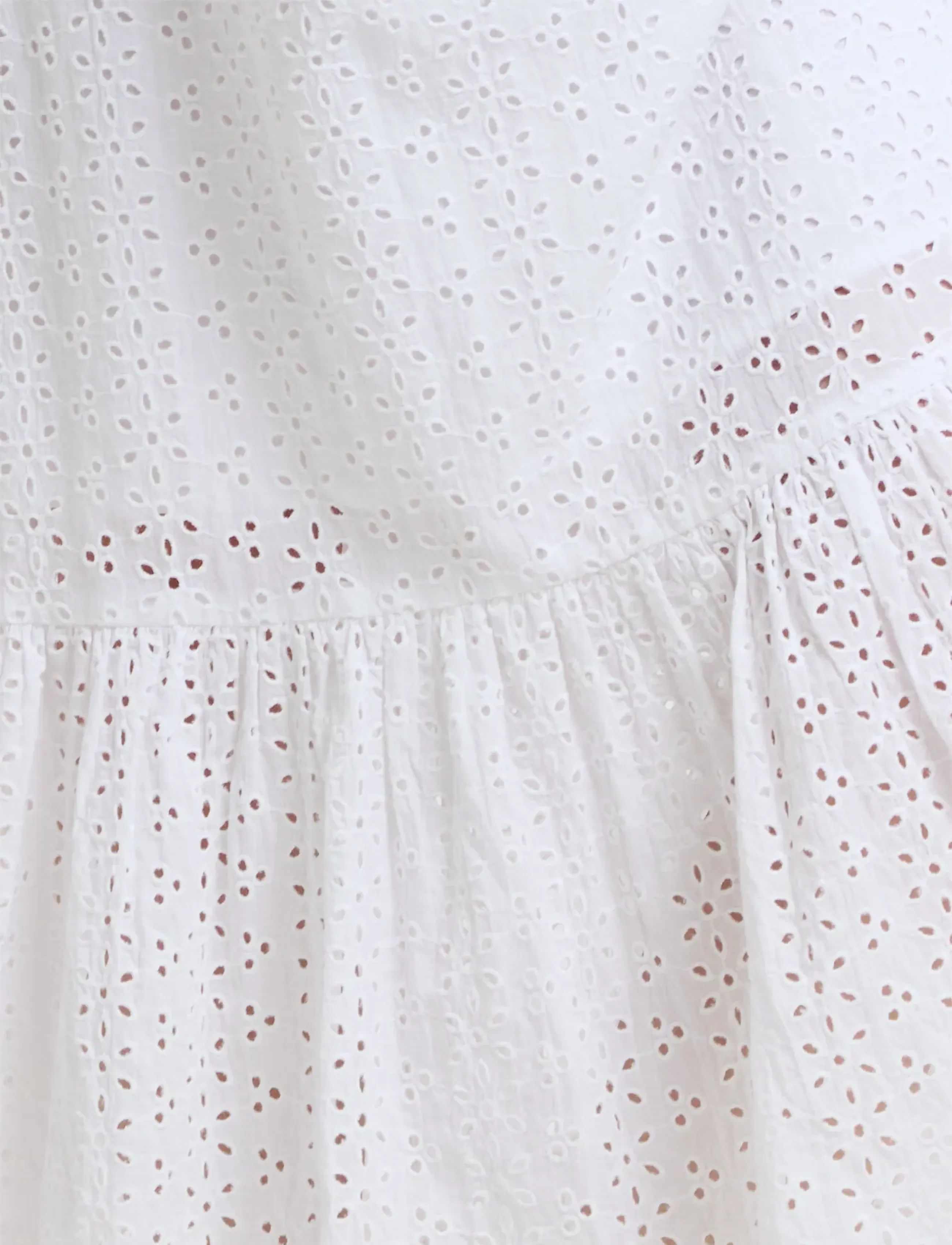 French Connection - BONNIE TRISHA EMB MAXI DRESS - sommarklänningar - linen white - 5