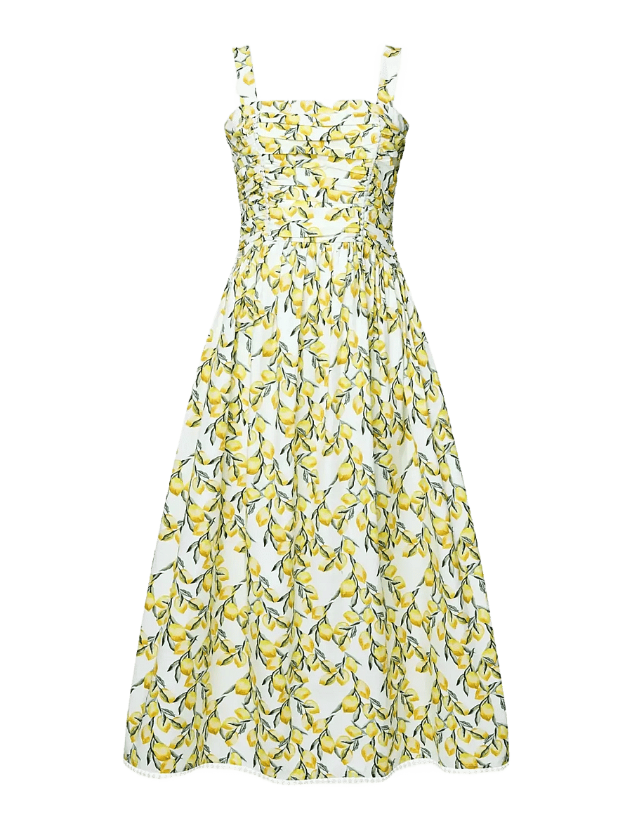 French Connection - CITRUS BARLETTA MIDI DRESS - konfirmationstøj - citrus multi - 1