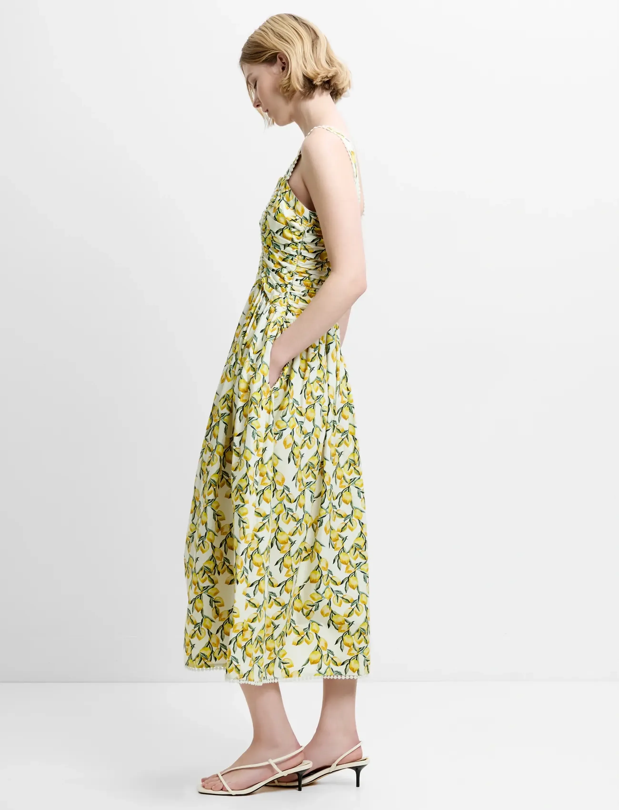 French Connection - CITRUS BARLETTA MIDI DRESS - konfirmationstøj - citrus multi - 2