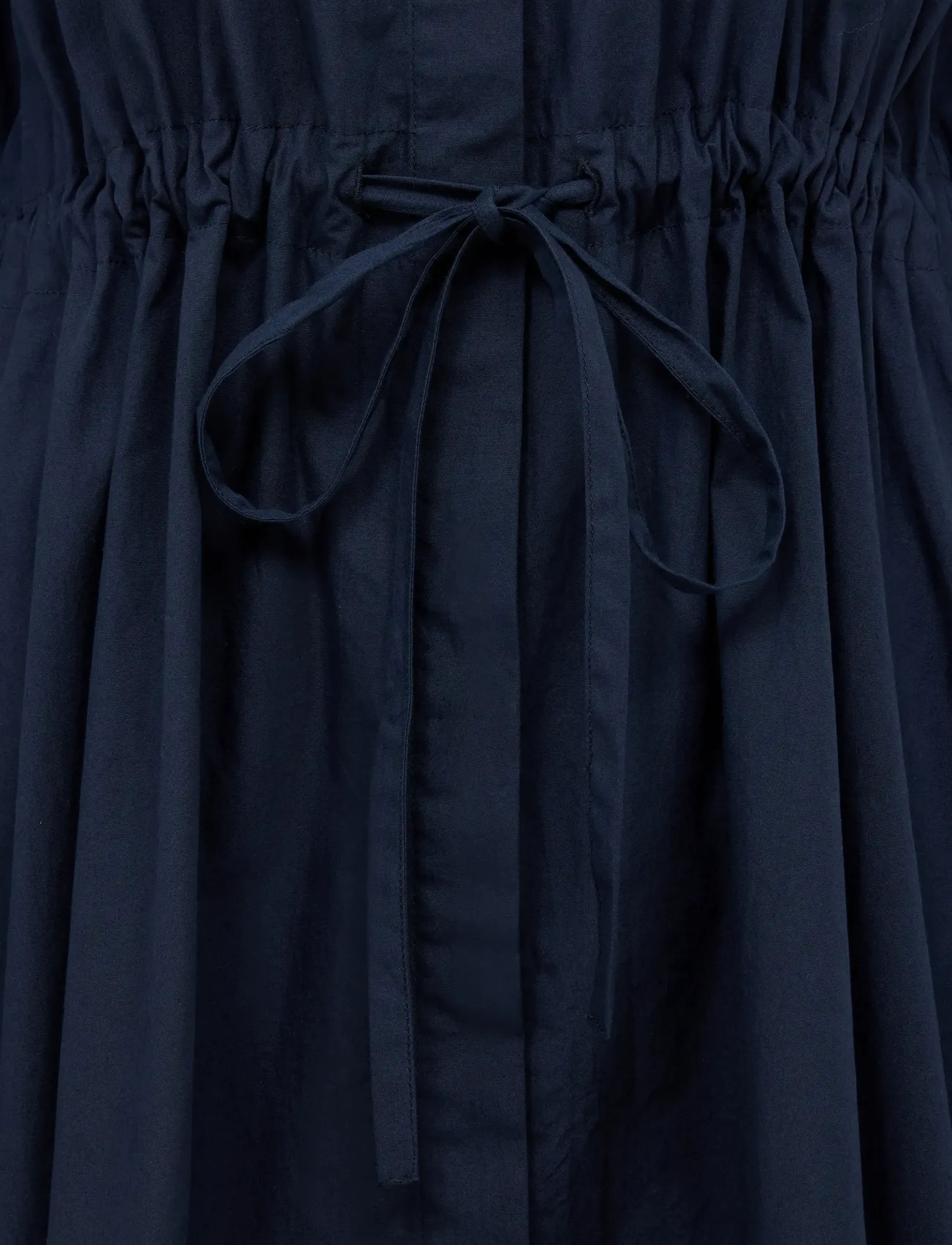 French Connection - CAMBRIA COTTON CINCHD WST DRES - shirt dresses - navy - 5