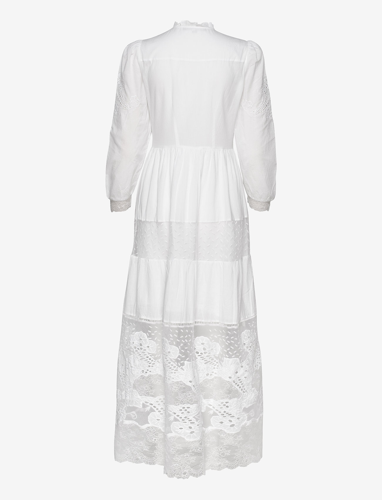 French Connection - ADEONA LAWN LACE MIX DRESS - linen white - 1