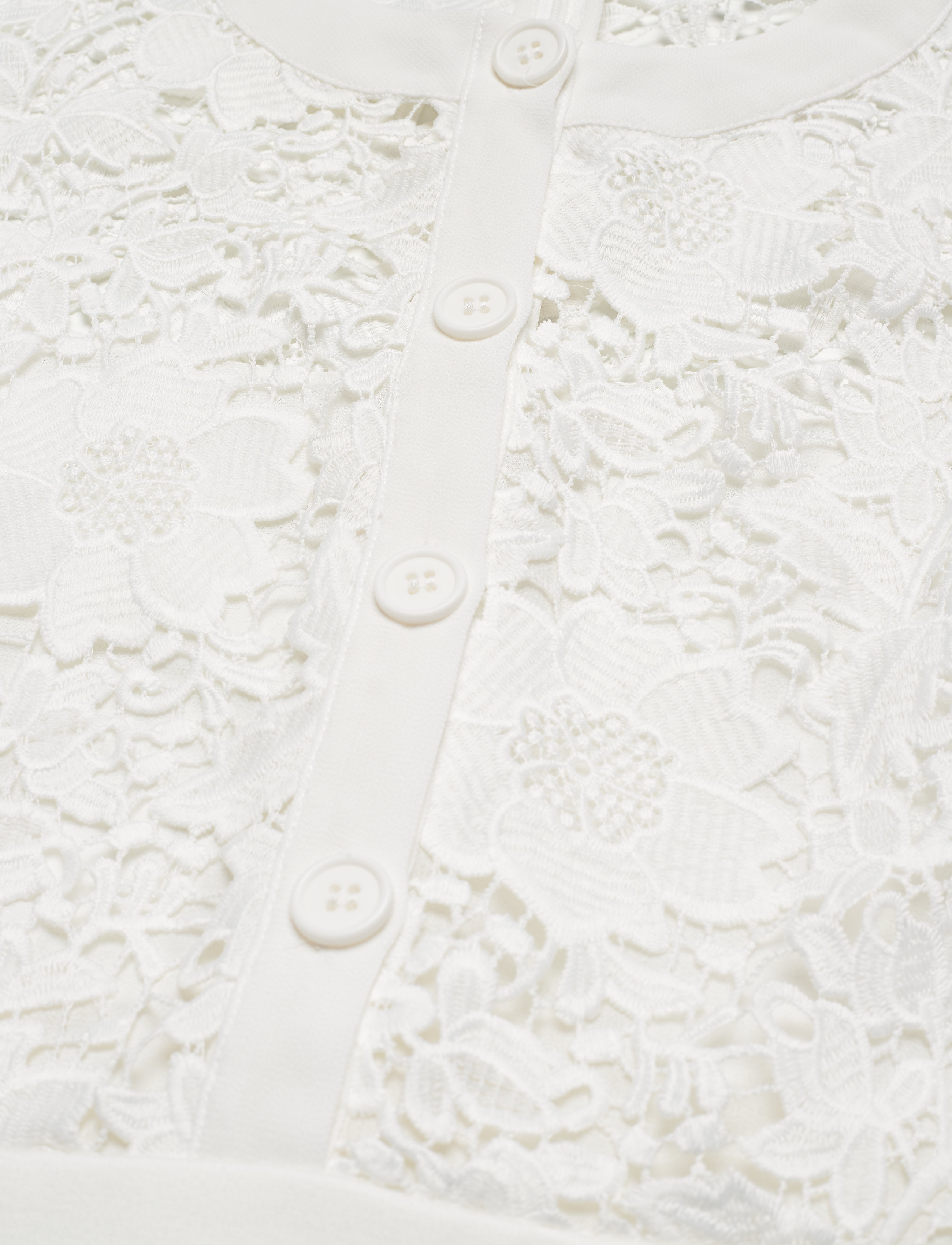 French Connection - SHEMA JERSEY RND NK BTN DN DRS - summer white - 2