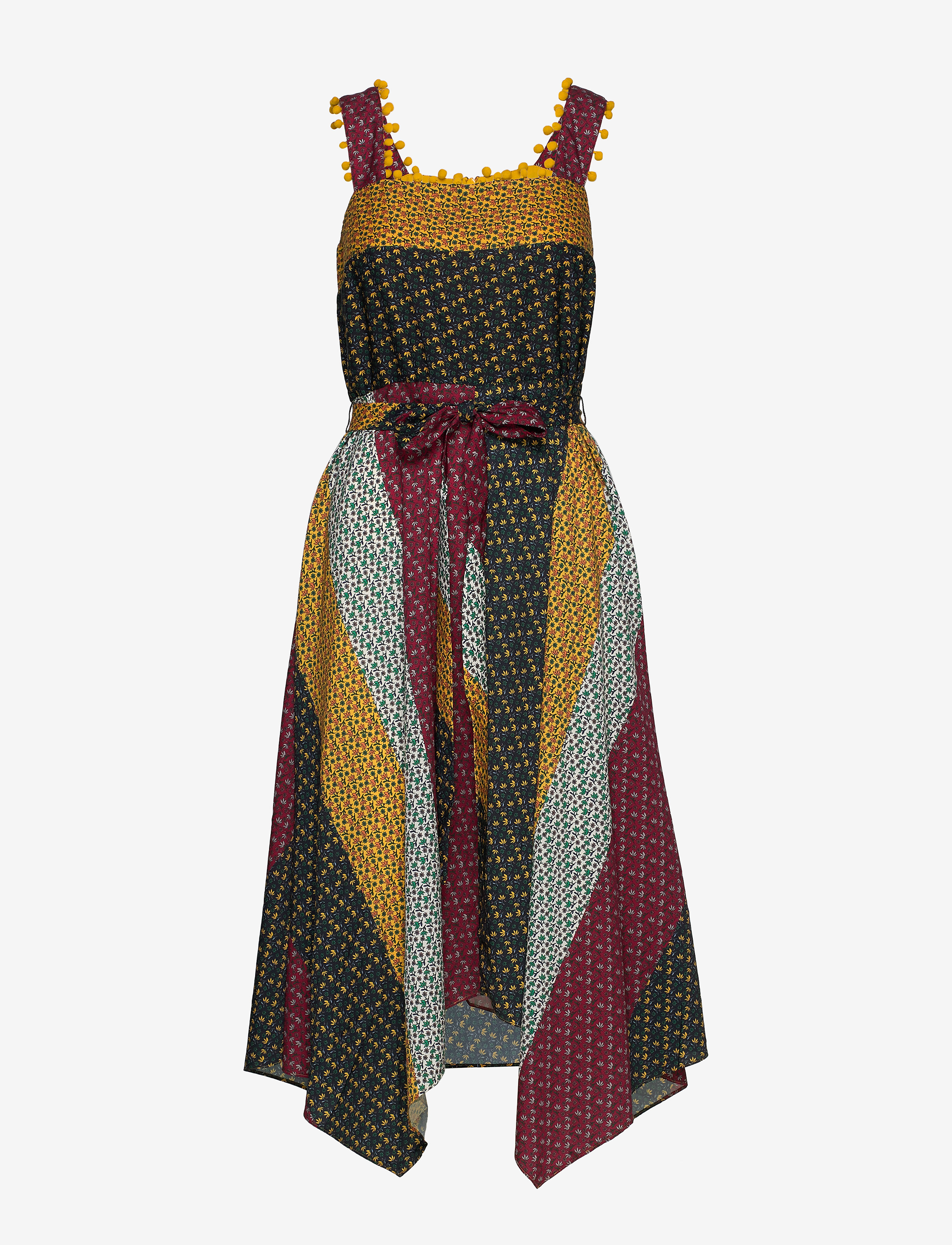 French Connection - ADITA DRAPE MIX PRINT DRESS - multi - 0