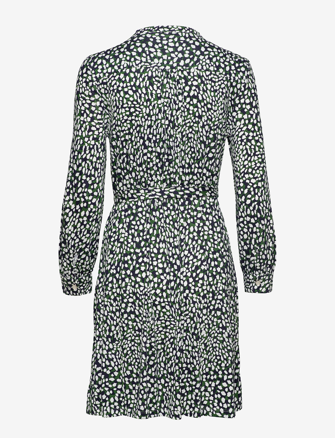French Connection - VASHA MEADOW JERSEY SHIRT DRES - forest green multi - 1