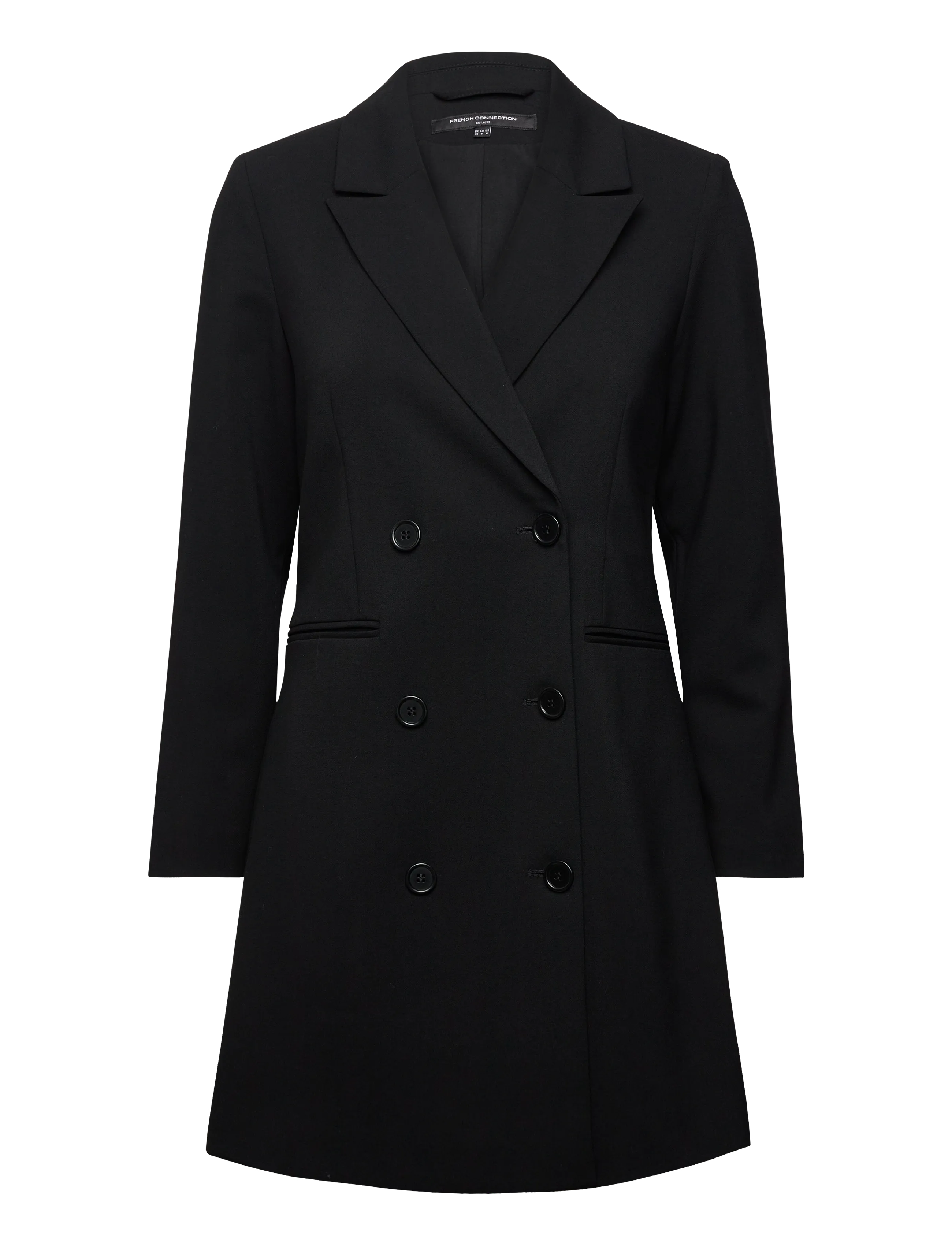 FRENCH CONNECTION Whisper Blazer Kleid Schwarz - 42 - Damen
