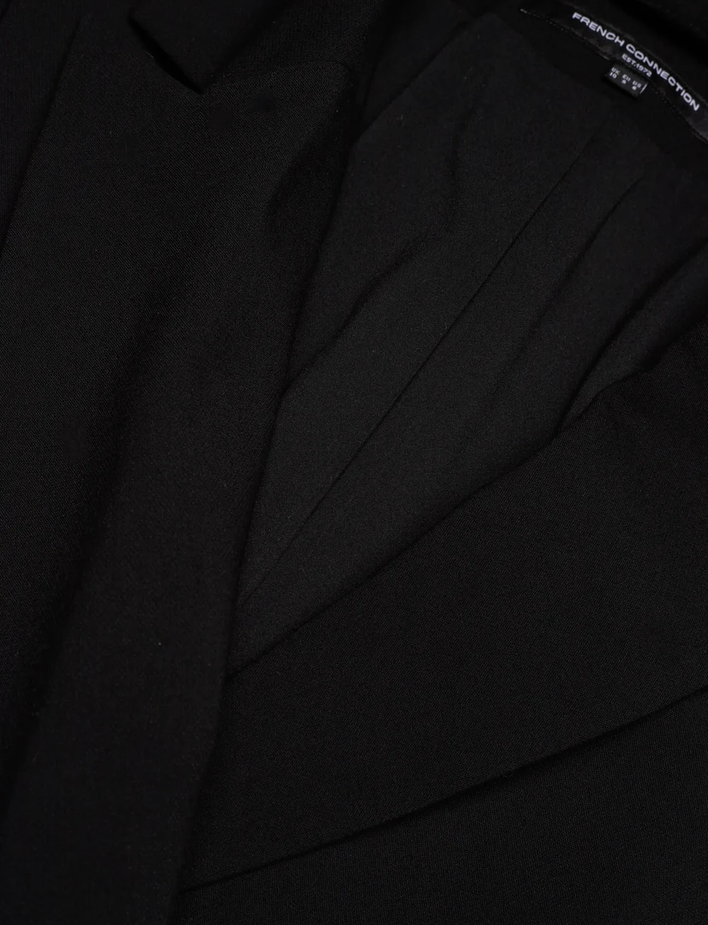 French Connection - WHISPER BLAZER DRESS - zweireihige blazer - black - 4