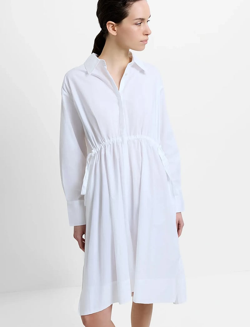 French Connection - RHODES POPLIN SHIRT DRESS - summer dresses - linen white - 2
