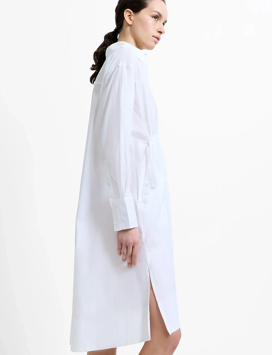 French Connection - RHODES POPLIN SHIRT DRESS - sommerkjoler - linen white - 3