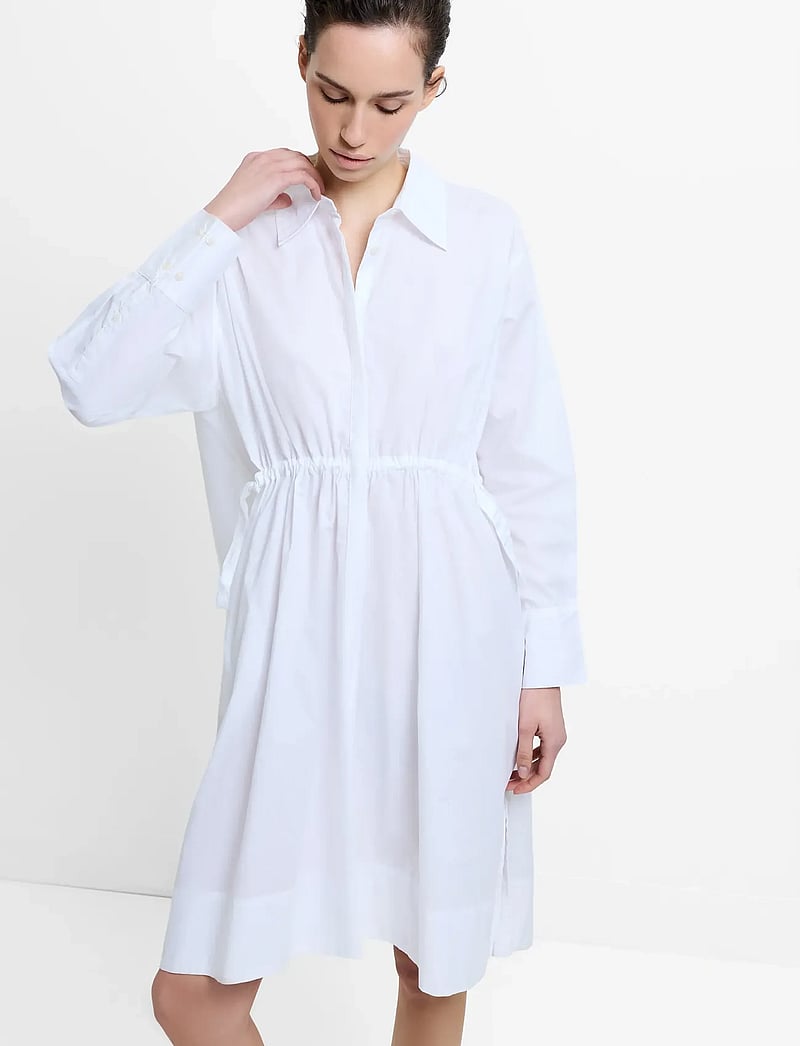 French Connection - RHODES POPLIN SHIRT DRESS - summer dresses - linen white - 4