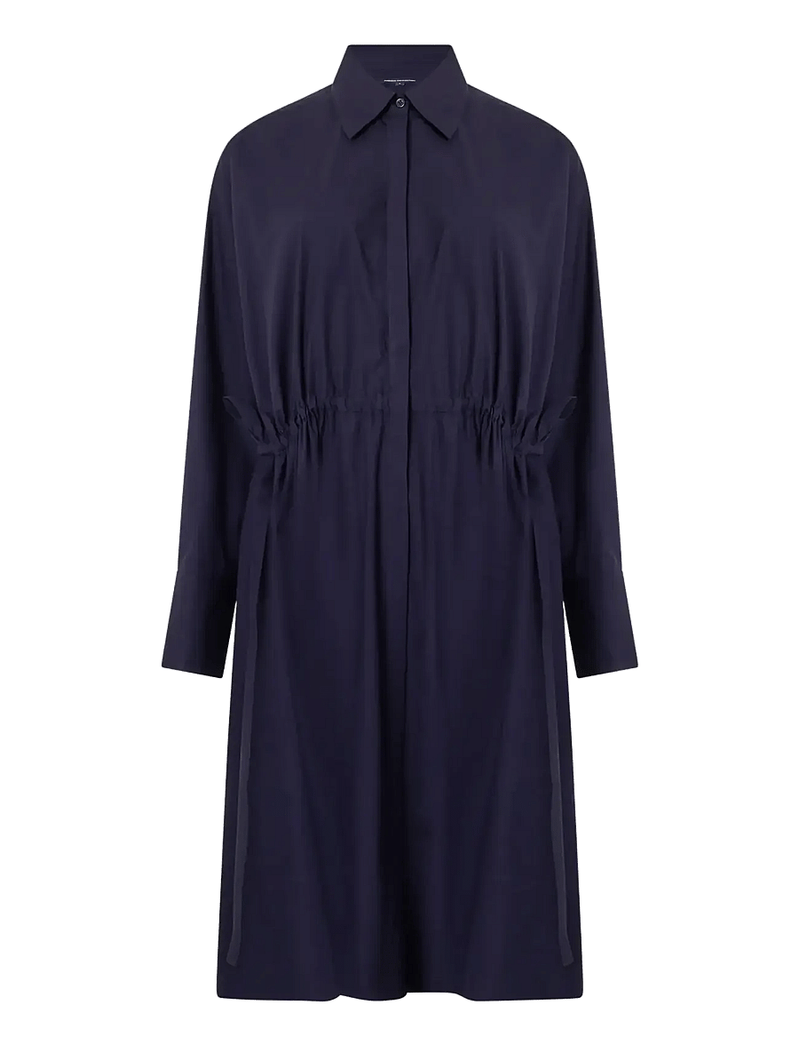 French Connection - RHODES POPLIN SHIRT DRESS - sommerkleider - marine - 1