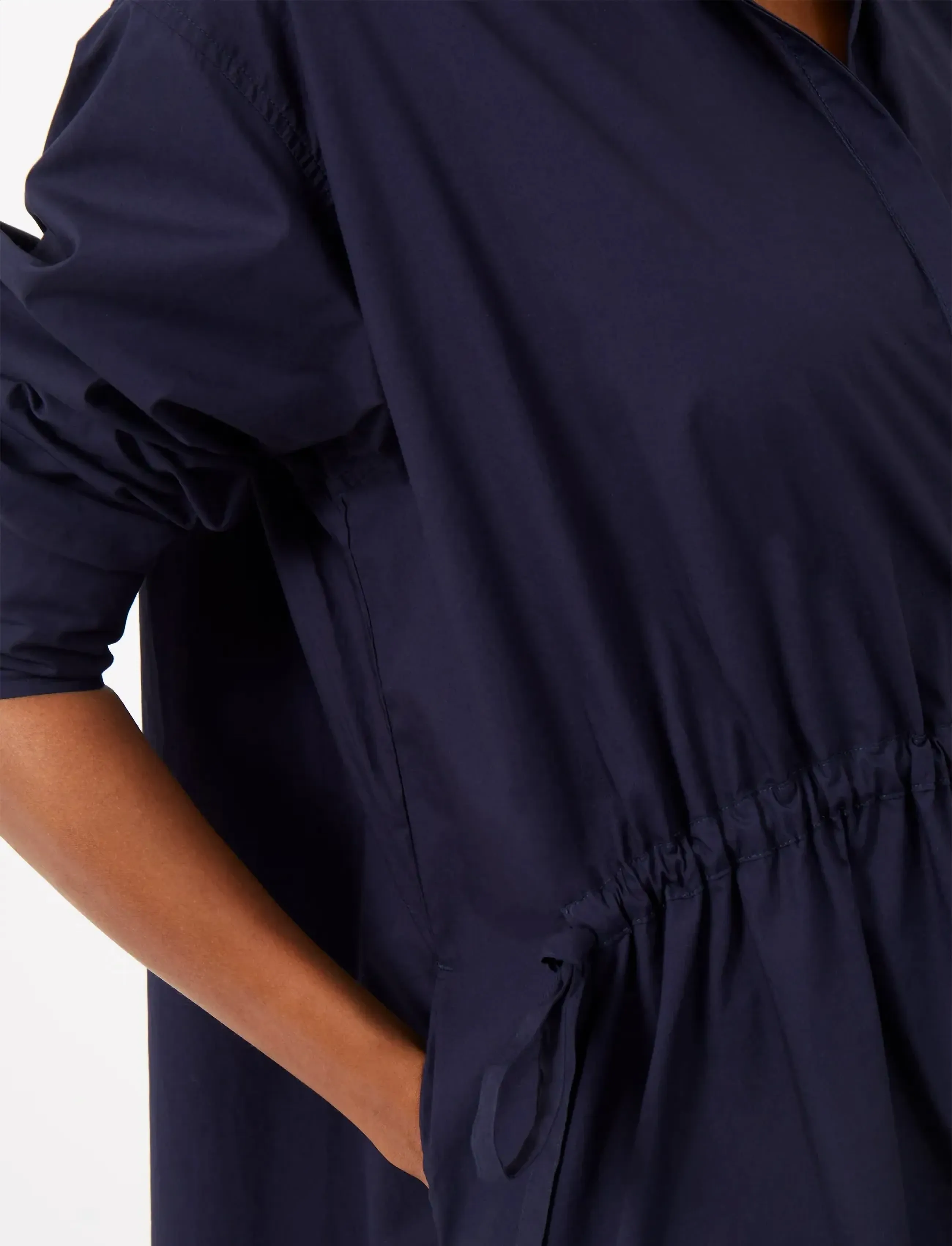 French Connection - RHODES POPLIN SHIRT DRESS - sommerkjoler - marine - 3