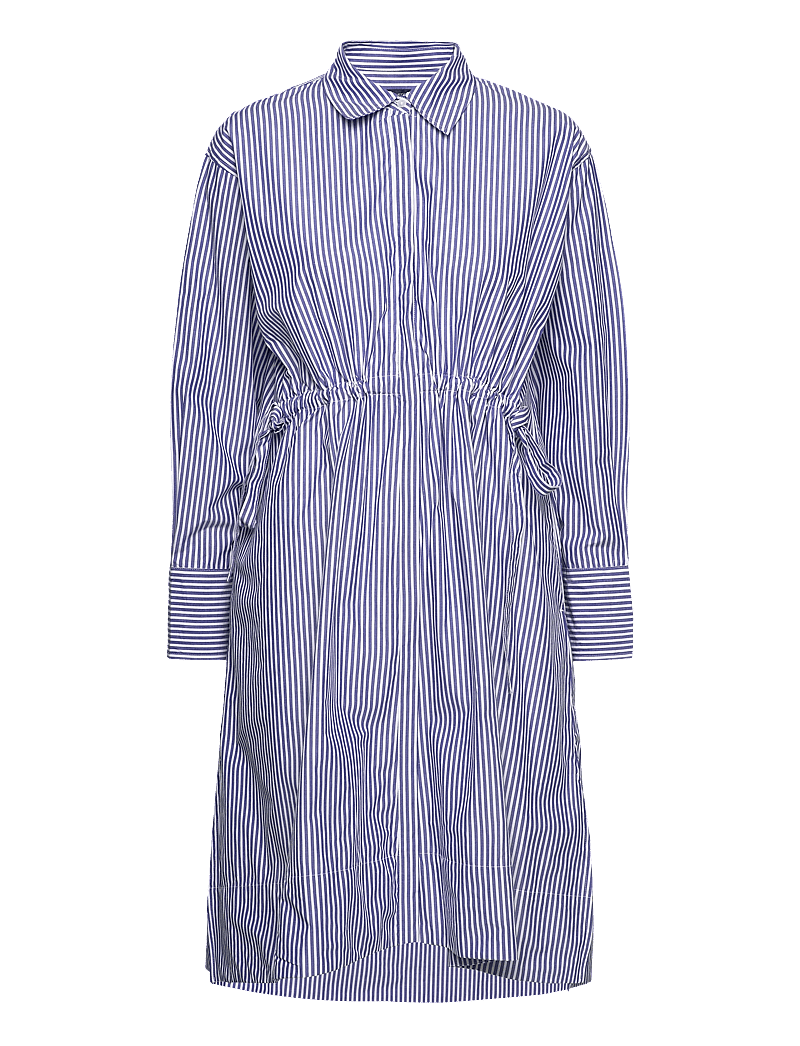 French Connection - RHODES POP STRP SHIRT DRSS - hemdkleider - linen white/marine - 1