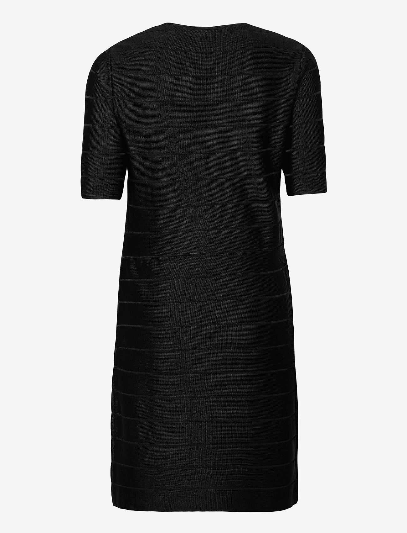 French Connection - ZASHA SPOTLIGHT V NK BDY DRESS - korte kjoler - black - 1