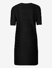 French Connection - ZASHA SPOTLIGHT V NK BDY DRESS - korte kjoler - black - 1