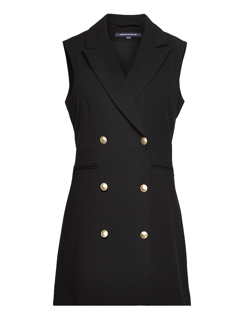 French Connection - WHISPER SLVLSS TUX DRESS - festkjoler - blackout - 1