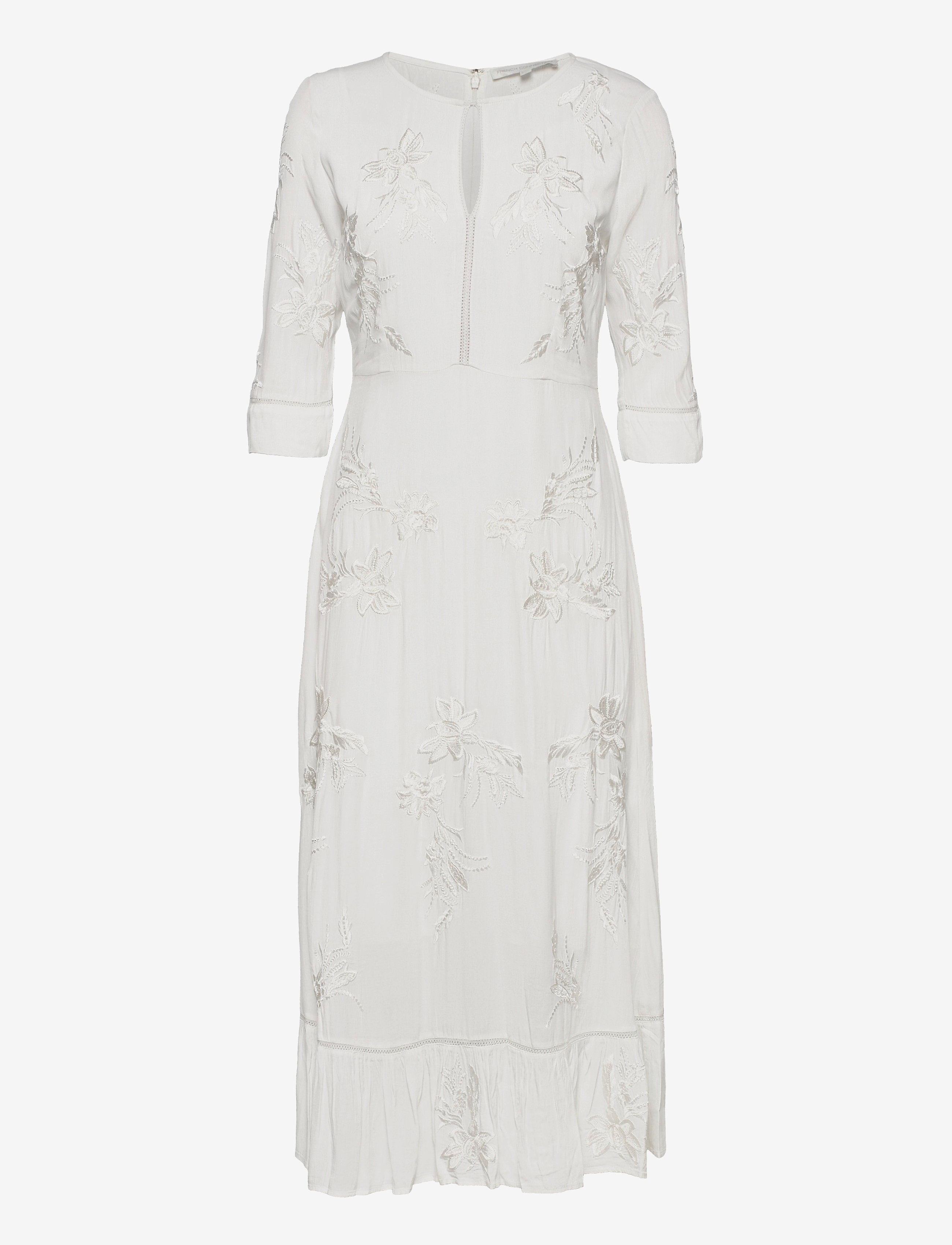 French Connection - DIJA EMBROIDERED LACE DRESS - summer white - 1