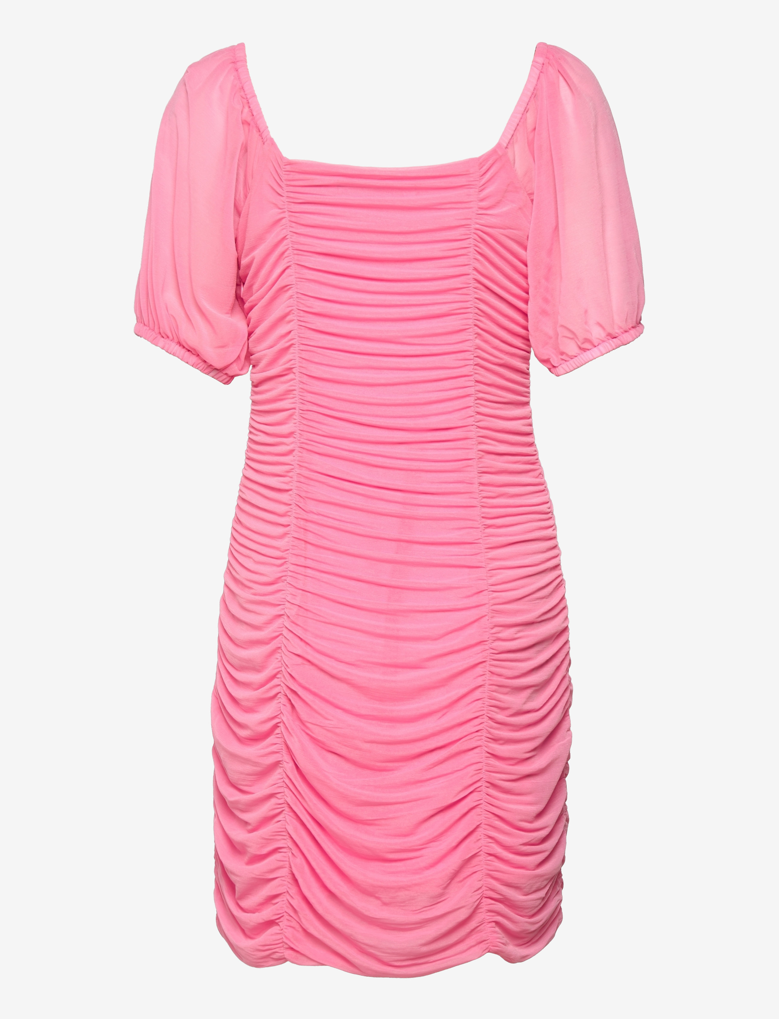 French Connection - PAULA JERSEY RUCHED BDYCON DR - begonia pink - 1