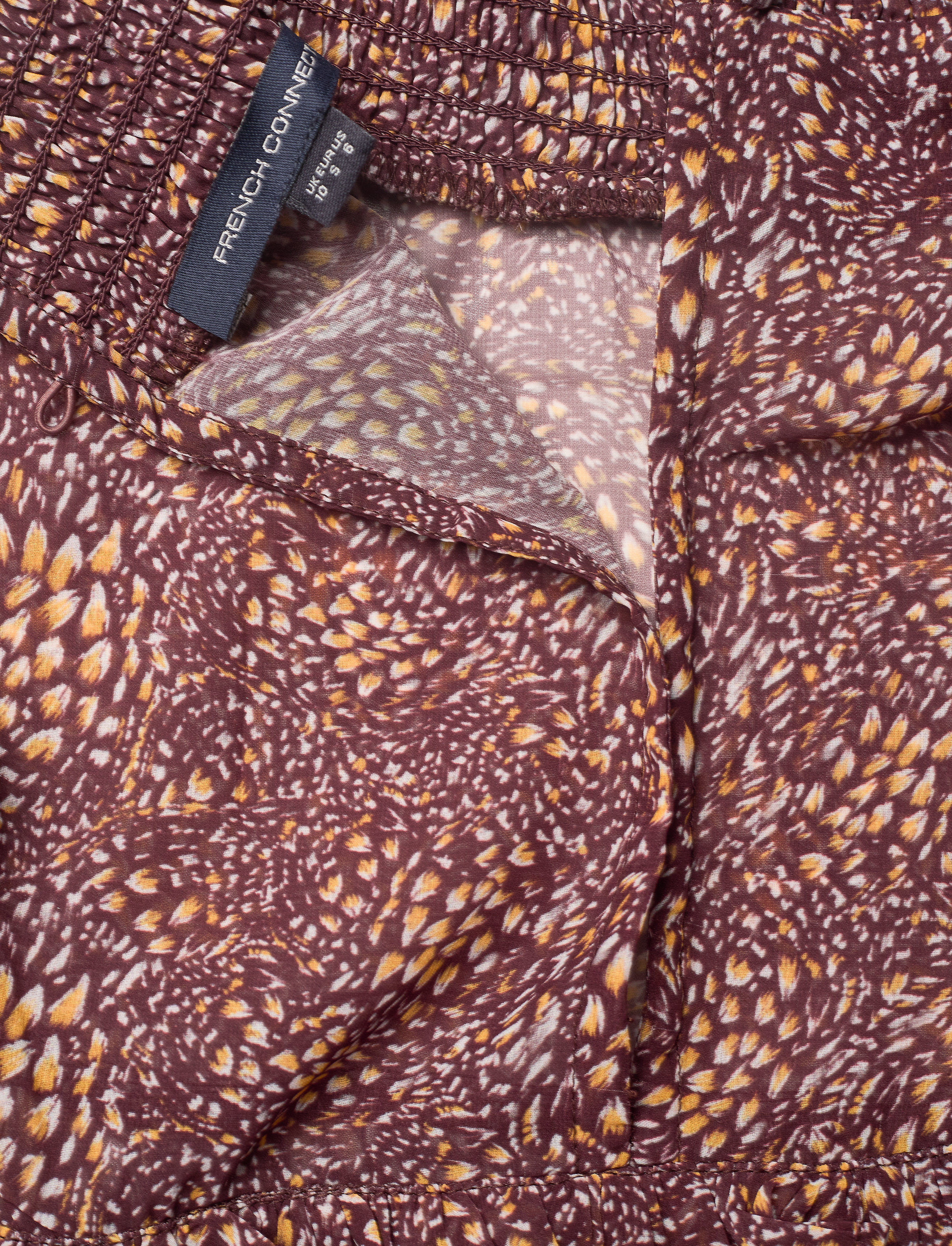 French Connection - PF FAITH FIL COUPE DRESS - robes midi - bitter choc/satsuma - 3