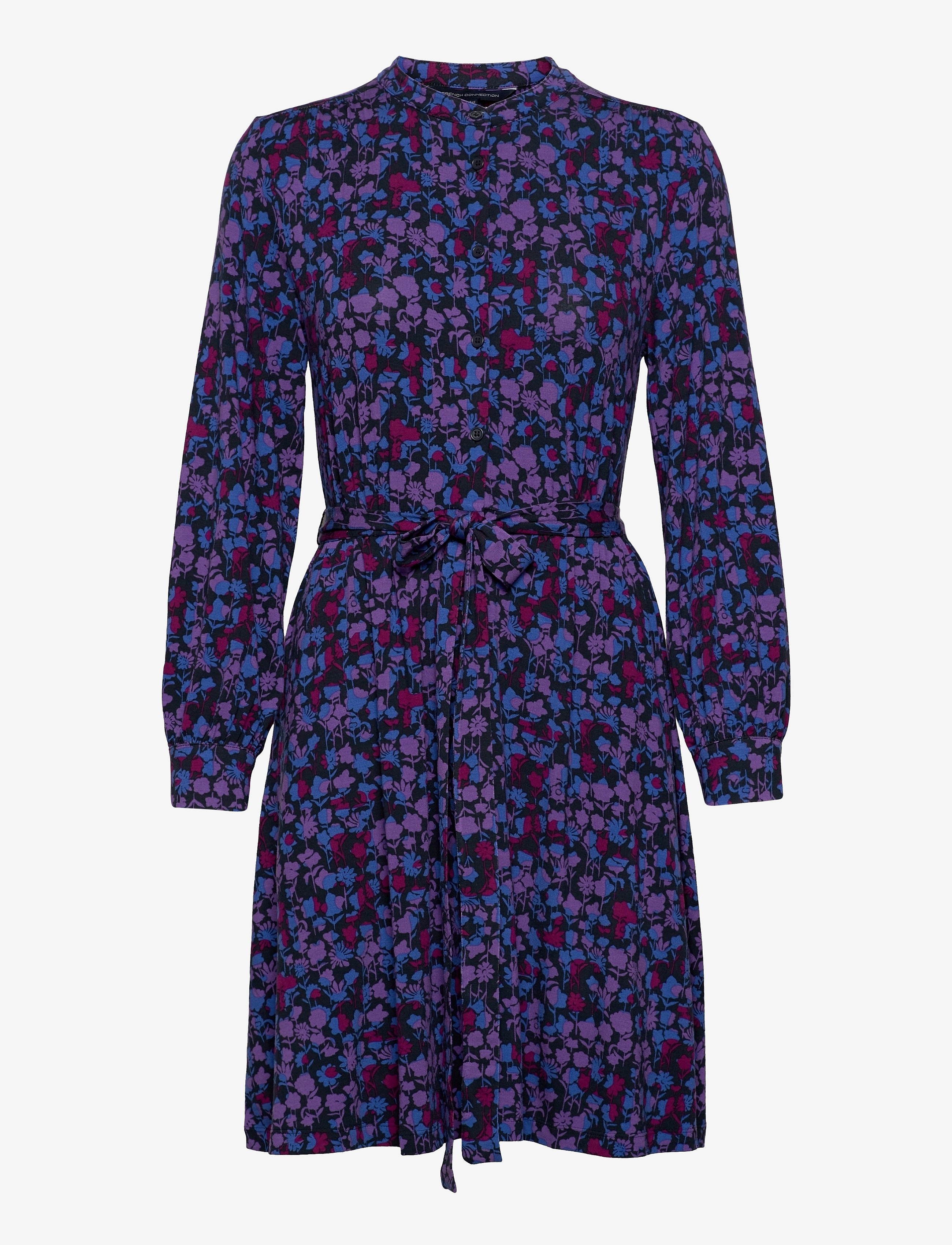 French Connection - BETHANIE MEADOW JERSEY SHRTDRS - dazzling blue multi - 1