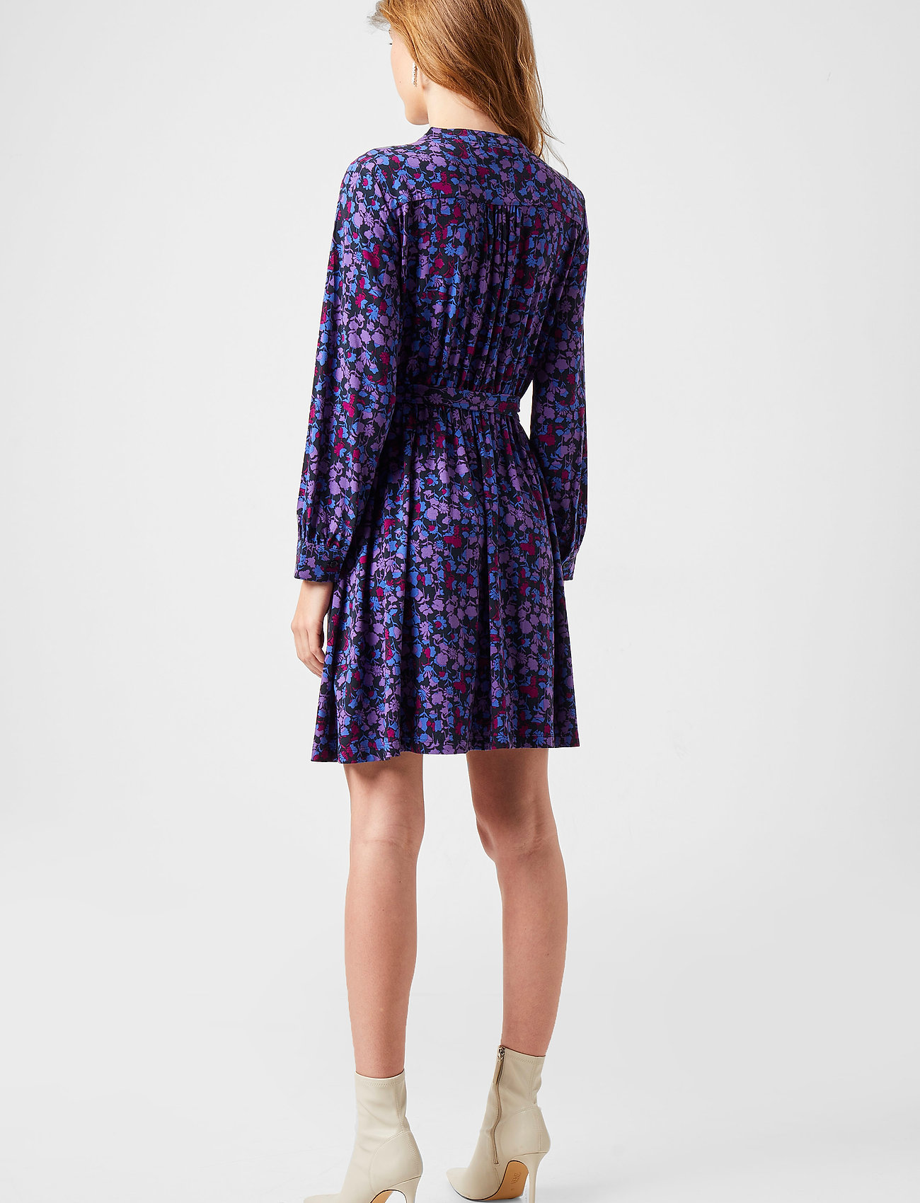French Connection - BETHANIE MEADOW JERSEY SHRTDRS - dazzling blue multi - 3