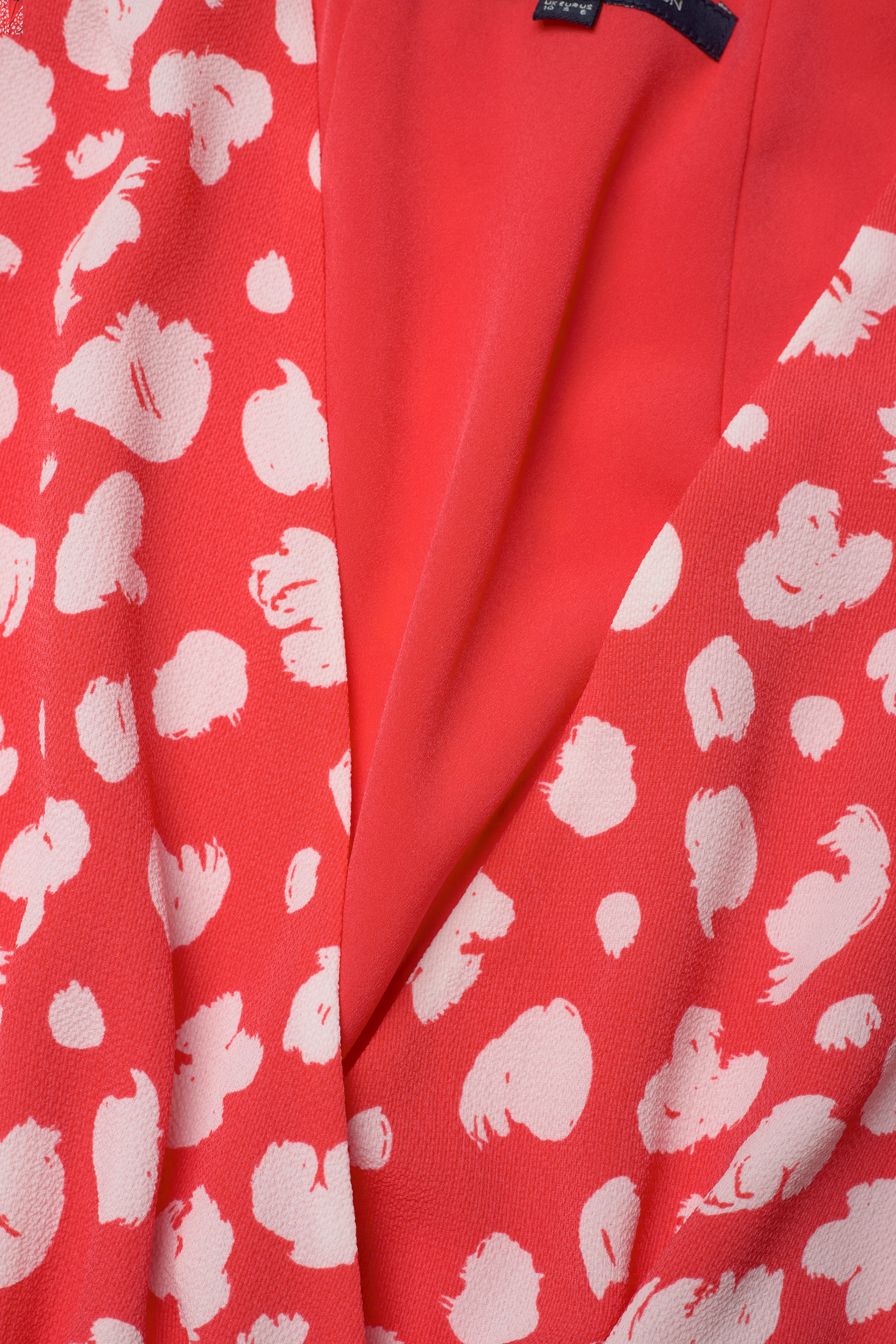 French Connection - AIMEE VERONA DRAPE FT SLT DRS - hibiscus/summer wht - 2