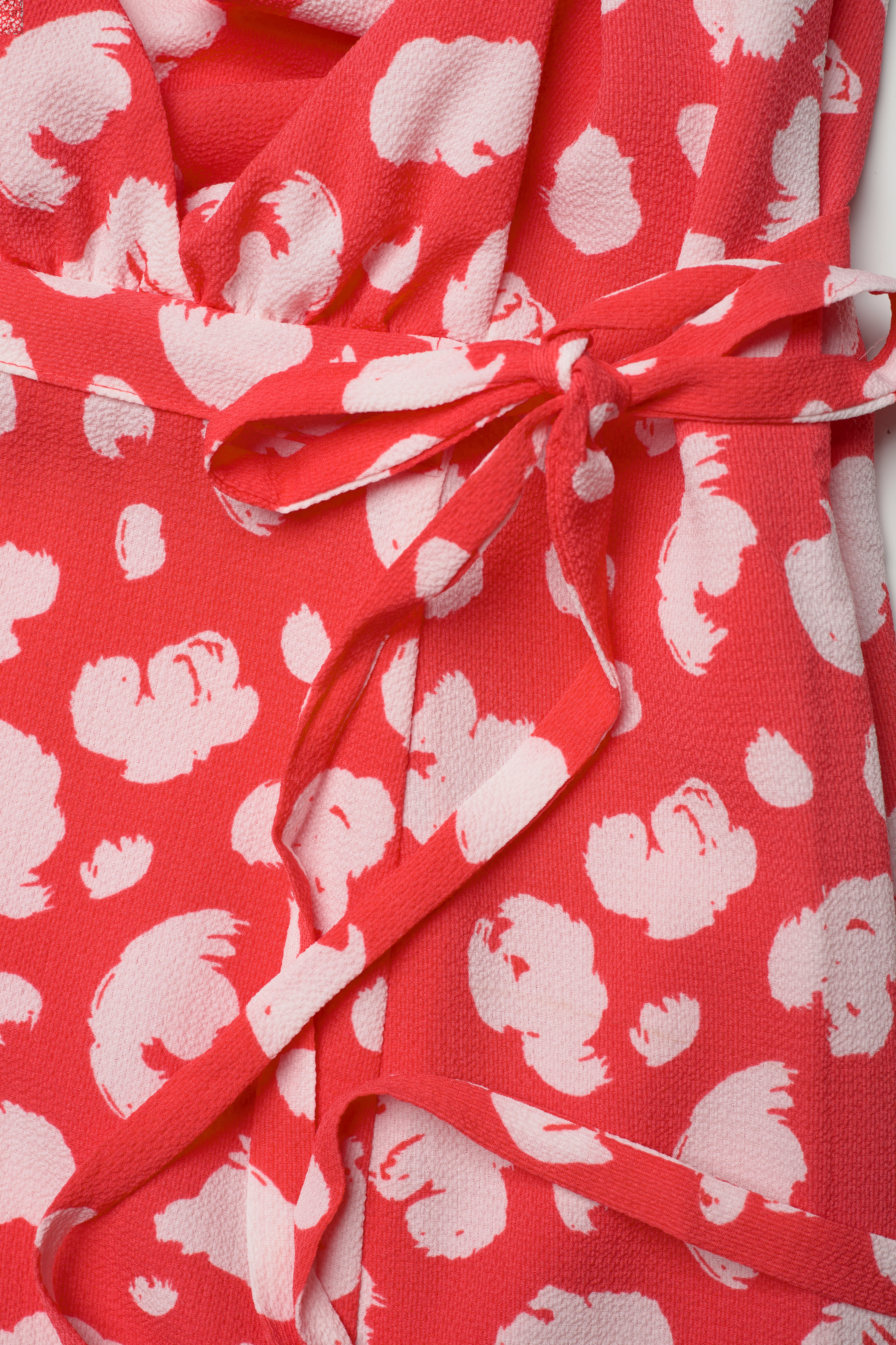 French Connection - AIMEE VERONA DRAPE FT SLT DRS - hibiscus/summer wht - 3