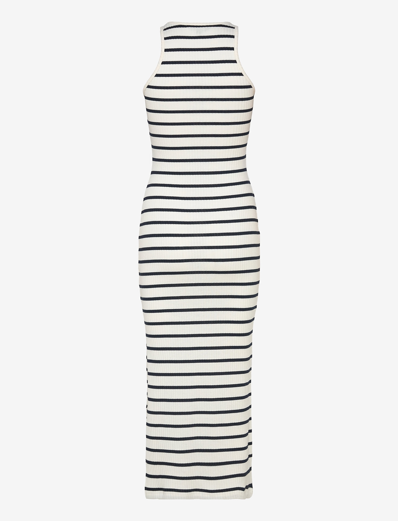 French Connection TOMMY RIB STRIPE RACER BK DRES - Klänningar - SUMMER WH/UTILITY BL / white