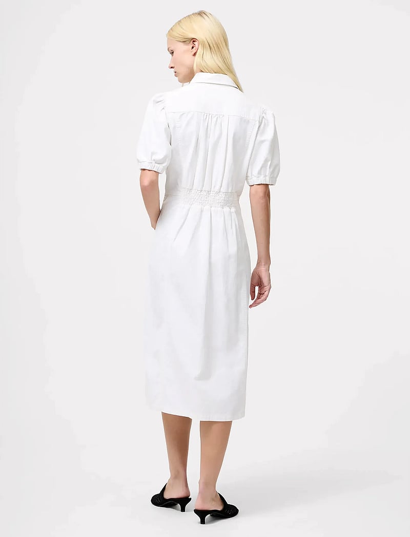 French Connection - CHAMBRAY BUTTON THROUGH DRESS - skjortekjoler - ecru - 2