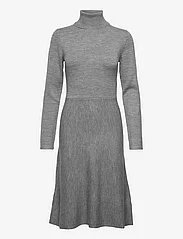 French Connection - BABYSOFT A LINE DRESS - aptemtos suknelės - mid grey melange - 0