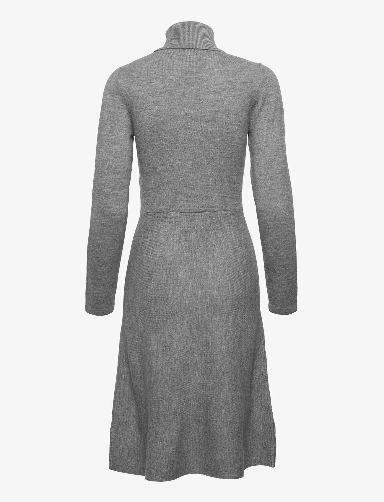 French Connection - BABYSOFT A LINE DRESS - bodycon dresses - mid grey melange - 1