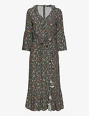 French Connection - ANNIFRIDA DELPHINE WRAP DRESS - wrap dresses - cilantro ditsy - 0