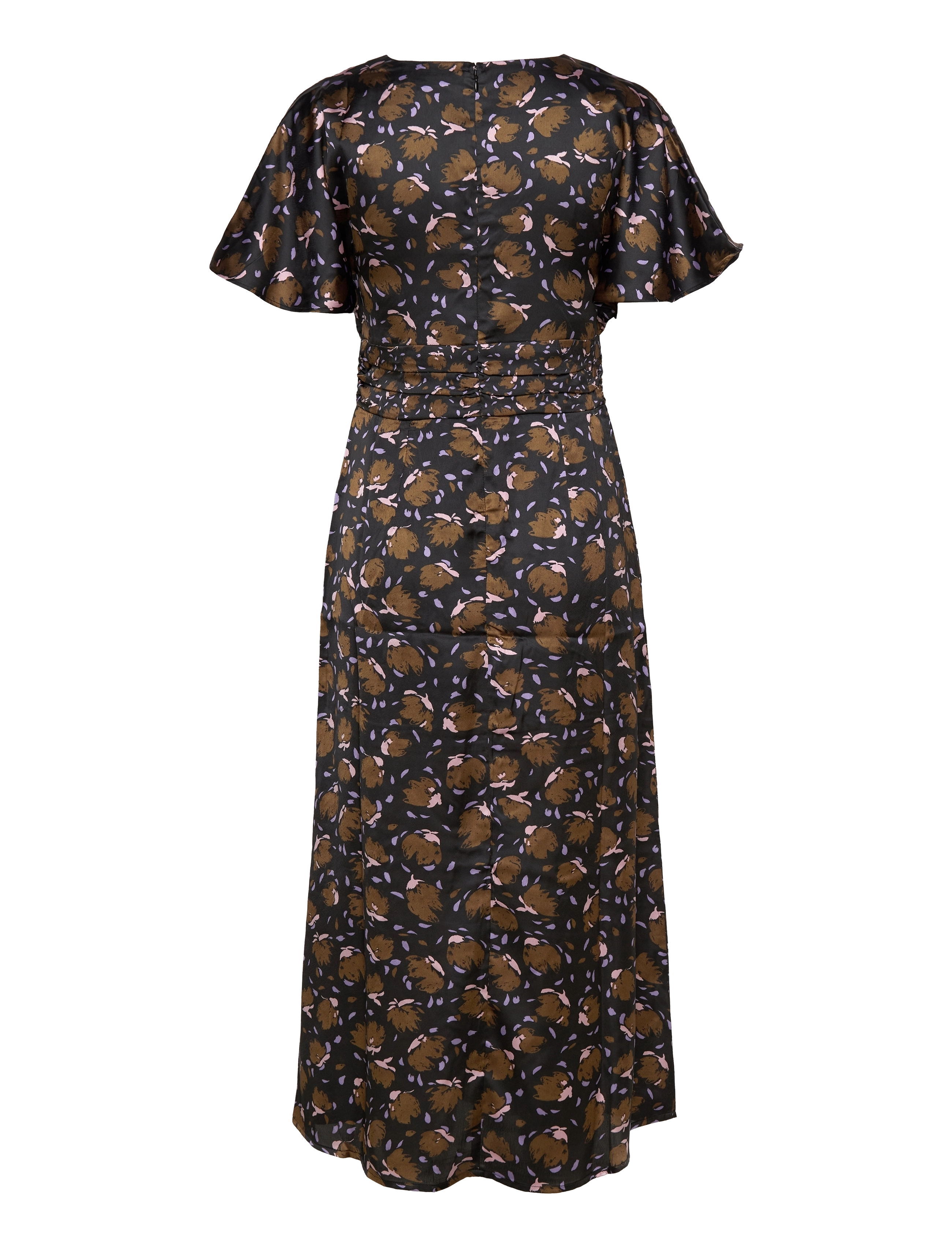 French Connection - INGRID INU SAT DRAPE MIDI DRES - midi kjoler - black multi - 2