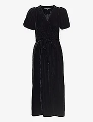 French Connection - ILAVIA VELVET LONG DRESS - party wear at outlet prices - black - 0