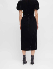 French Connection - ILAVIA VELVET LONG DRESS - black - 4