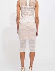 French Connection - RAMONA LACE JERSEY DRESS - etuikleider - linen white - 4