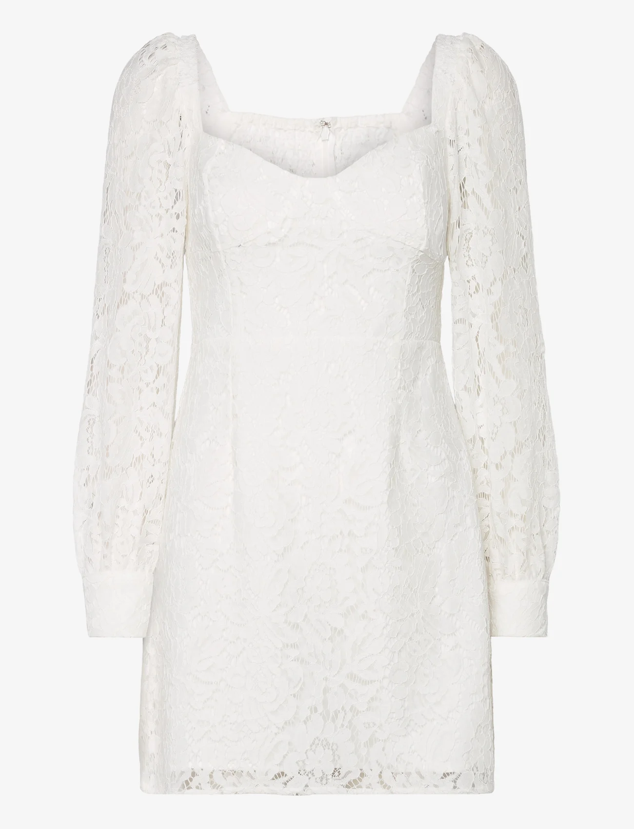 French Connection - ATREENA LACE MINI DRESS - summer dresses - summer white - 0