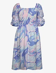 French Connection - DALLA VERONA SMOCKED MIDI DRES - summer dresses - baja blue - 1
