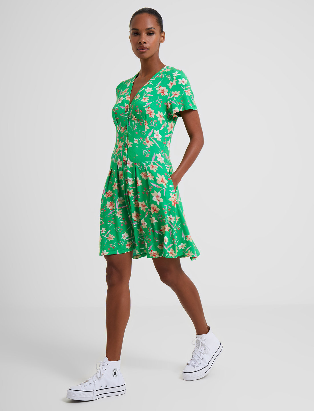 French connection short sleeve dress best sale