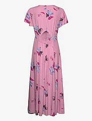 French Connection - EUGIE DELPH DRAPE V NECK DRESS - sukienki letnie - sea pink - 1