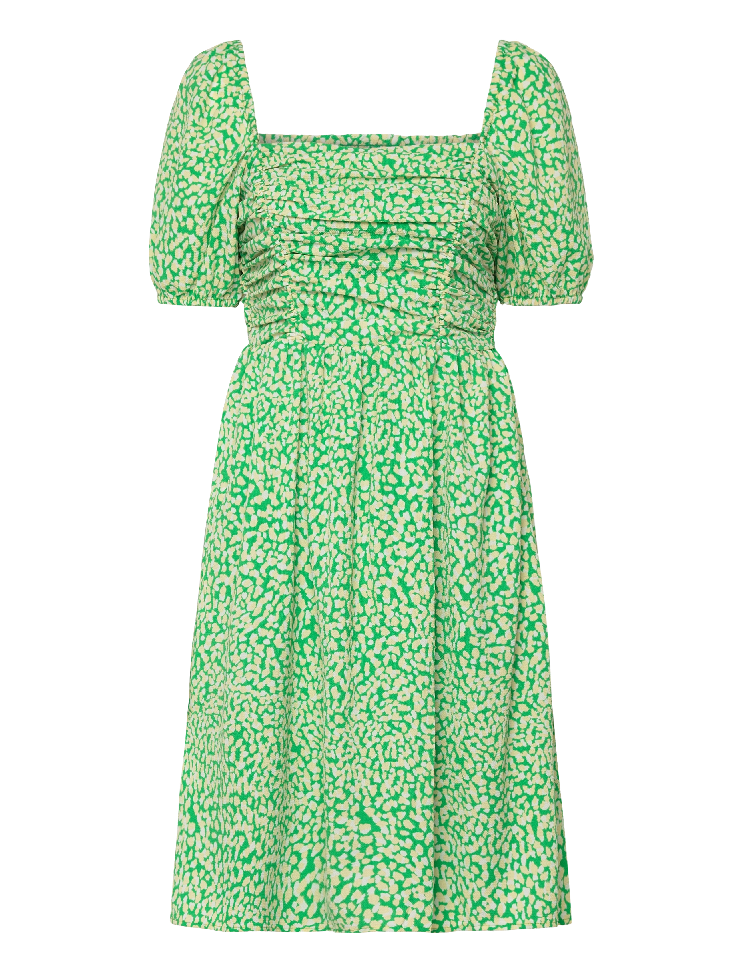 FRENCH CONNECTION Cadie Verona Sq Nk Uk Len Dres Grün - XS - Damen