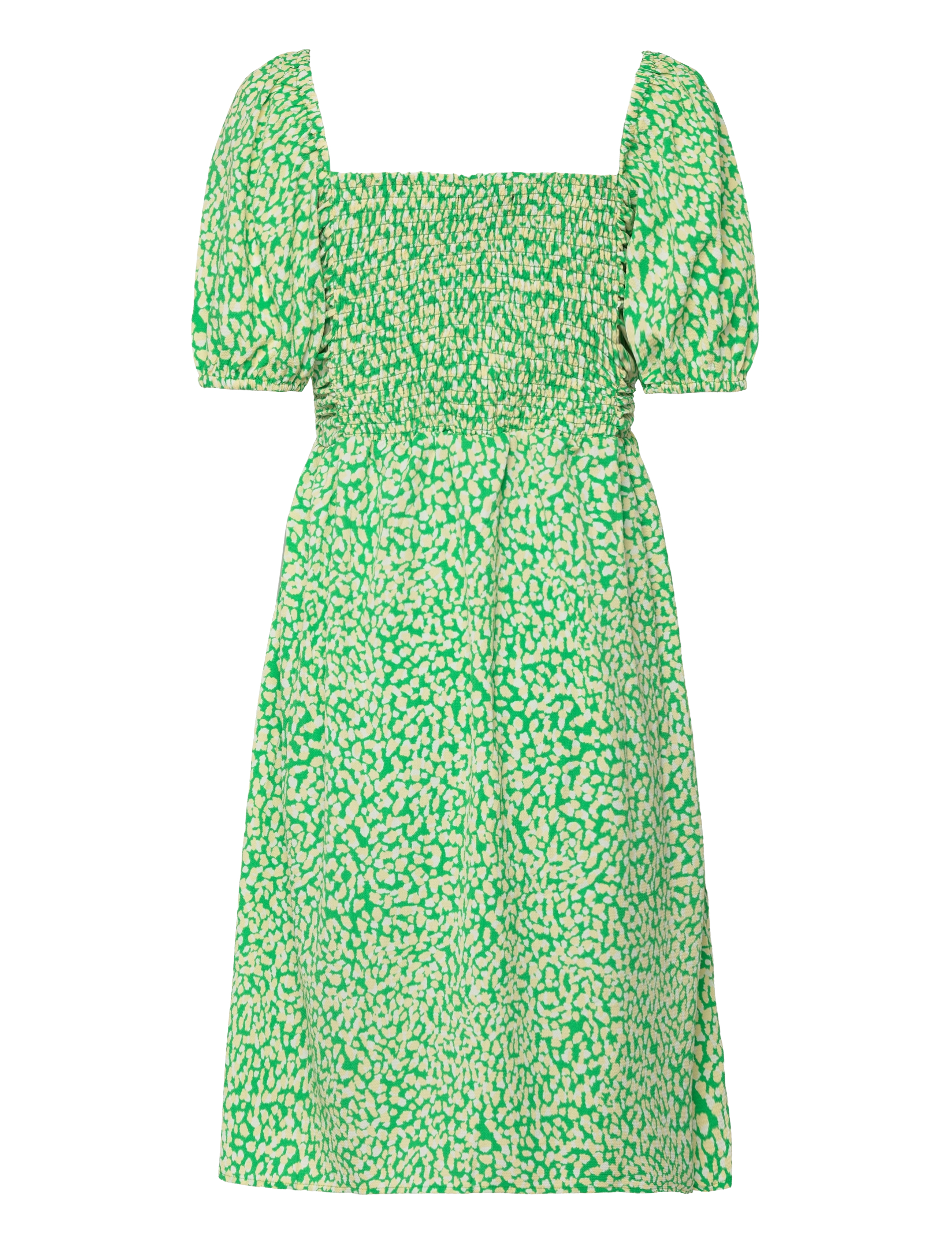 French Connection - CADIE VERONA SQ NK UK LEN DRES - sommerkjoler - poise green - 1