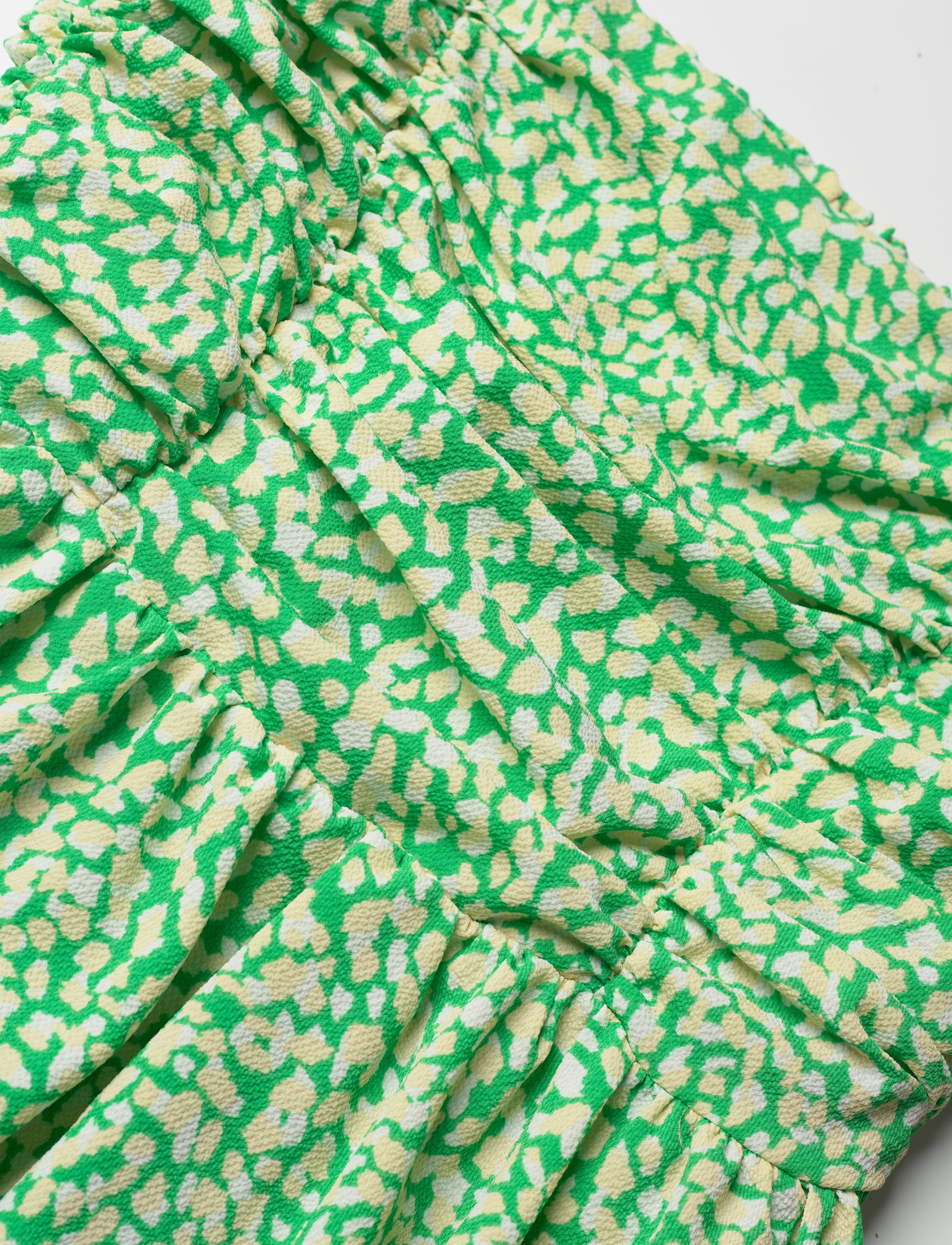 French Connection - CADIE VERONA SQ NK UK LEN DRES - sommerkjoler - poise green - 2