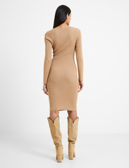 French Connection - MARI KNIT DRESS - knitted dresses - lgt tobacco brow mul - 3